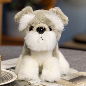 Peluche <span class=keywords><strong>de</strong></span> Animales <span class=keywords><strong>de</strong></span> Granja Ultra Suaves - Compañero Reconfortante - 15cm 3 Modelos Surtidos - ¡Oferta! Perros Sentados Realistas - Product Image 5