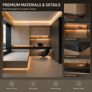 Cama Murphy Moderna, Ahorradora de Espacio, Mueble Multifuncional con Sistema de Almacenamiento en Armario para Apartamento, Dormitorio u Oficina en Casa - Product Image 2