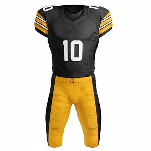 Maillots de football américain à sublimation personnalisée, ensembles d'uniformes d'entraînement jeune bon marché de style nouvelle saison - Product Image 1