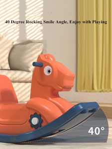 Cheval à bascule en plastique pour enfants, jouet à bascule pour enfants, jouet à bascule pour enfants, cheval à bascule licorne - Product Image 6