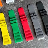 Nouveau bracelet de montre de luxe 2026 de haute qualité en fluororubber avec embout en alliage de titane pour homme