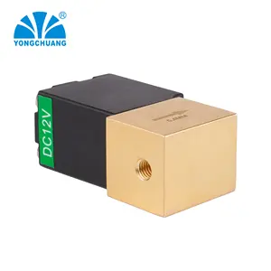 Yongchuang YCLT11 elettrovalvola a solenoide a gas a controllo proporzionale del flusso in ottone 12v /24v per uso medico del ventilatore