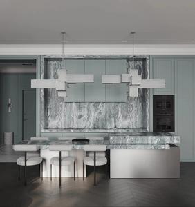 Sang trọng mờ bolivian màu xanh đá cẩm thạch quầy bar cho các cơ sở cao cấp - Product Image 5