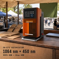 Machine de marquage laser double haute puissance pour usage commercial, avec performances stables, pour bijoux, gobelets et médailles commémoratives pour animaux de compagnie
