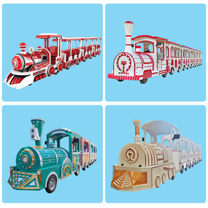 Nuevo tipo de tren de locomotora comercial, patio de recreo al aire libre, tren <span class=keywords><strong>para</strong></span> niños, tren pequeño <span class=keywords><strong>para</strong></span> niños - Product Image 3