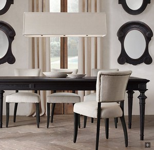 Tavolo da Pranzo Rettangolare RH Originale in Legno Massello Rustico, Ecologico, Lussuoso, Stile Americano Retrò, Arredamento per <span class=keywords><strong>Piccoli</strong></span> Spazi Domestici - Product Image 6