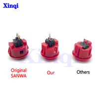 Haute qualité Arcade Sanwa boutons poussoirs interrupteur OBSF-33 pour bricolage boîte Pandora bâton de combat PC jeu de framboise