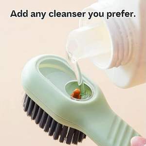 Nouveau lavage doux vêtements Sneaker nettoyage multifonctionnel liquide chaussures brosses avec distributeur - Product Image 2