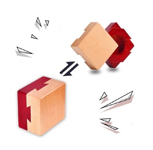Puzzle Toy Mini 3D Brain Teaser Cajones mágicos de <span class=keywords><strong>madera</strong></span> Caja de joyería de regalo Caja de cola de Milano - Product Image 2