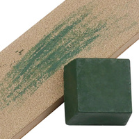 Pâte à polir, cire de polissage, cire de ponçage, cire de meulage, cire de finition pour affûtage et chanfreinage, outil double face pour affûtage du cuir
