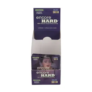 Индивидуальная услуга печати экологически чистая красочная тиснение логотипа упаковочная бумажная коробка упаковочная коробка для презерватива