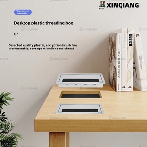 Meja Komputer penutup lubang kawat kantor & bengkel Desktop lubang ulir piring dekoratif penutup lubang meja pelat pembuka - Product Image 2