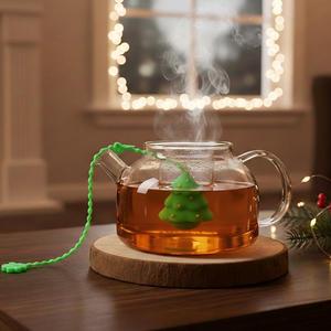 Infusore per Tè in Silicone a Forma di Cartone Animato, Ecologico, Riutilizzabile, Portatile, Utensile per Caffè e Tè per Casa e Ufficio - Product Image 2