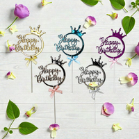 Décorations de gâteau amusantes pour anniversaire, en plastique, pour mariage, baby shower, décorations de dessert non comestibles, lot en vrac
