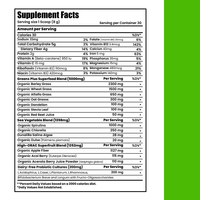 Poudre de superaliments organiques OEM ODM Super Greens Powder Boost Energy Health Suppléments à base de plantes Poudre mélangée verte