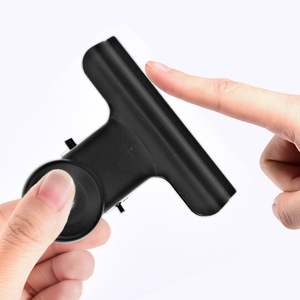 Clips en métal noir en gros d'usine, clips de reliure noirs pour utilisation au bureau - Product Image 4
