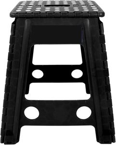Premium Heavy Duty Folding Step <b>Stool</b>-Adjustable Height Plastic <b>Storage</b> <b>Stool</b> for Adults Bedroom Warehouse Kitchen School Use - Product Image 3