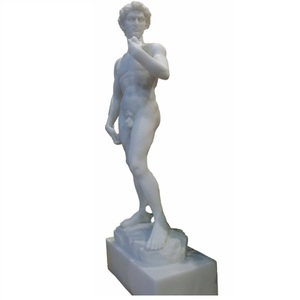 Vendita calda naturale intagliato a mano statua di pietra a grandezza naturale statua di marmo di <span class=keywords><strong>David</strong></span> scultura per la vendita - Product Image 6