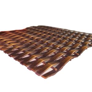 Façade unique de bâtiment examinant les caractéristiques matérielles rigides ignifuges et acoustiquement transparentes de rambarde simultanément - Product Image 1