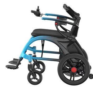 Silla de ruedas eléctrica médica de fibra de carbono de grado hospitalario para rehabilitación de pacientes mayores discapacitados, uso en residencias de ancianos. - Product Image 4