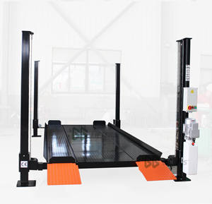 4柱重型汽车停车举升管式柱，节省空间汽车堆垛机存储解决方案 - Product Image 2