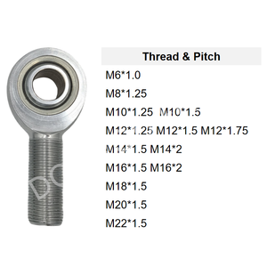 高品质不锈钢杆端轴承SI8 <span class=keywords><strong>TK</strong></span> SA8TK - Product Image 1
