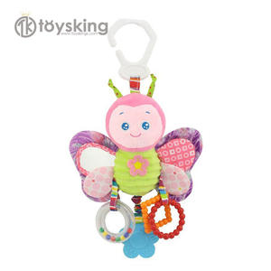 Bébé berceau suspendu animal hochet pendentif bébé avec dents colle <span class=keywords><strong>BB</strong></span> anneau papier peluche jouet - Product Image 1