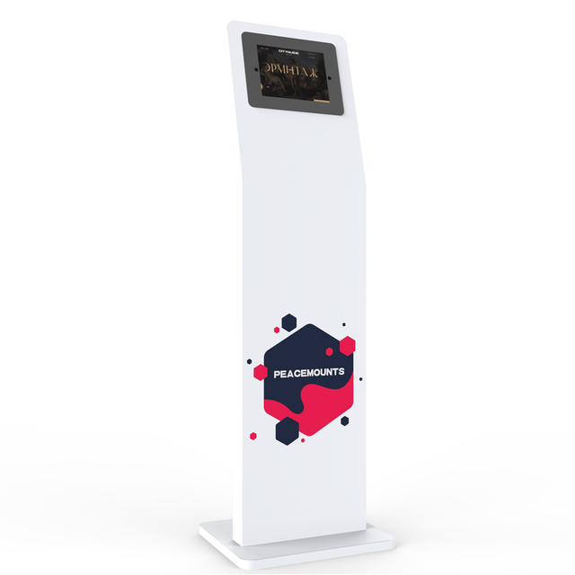 Ultra Thin Design Customized Advertising  Tablet Floor Stand Tablet Kiosk Stand