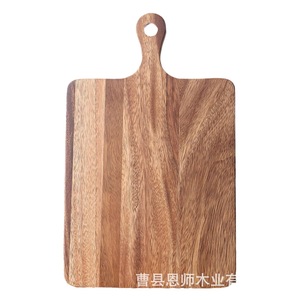 Tabla de Cortar de Madera de Acacia, 33x20x1.5 cm, Rectangular, Madera Maciza, para Cocina, Uso Doméstico - Product Image 2