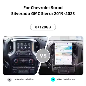 Krando15.6 ''tesla Android <span class=keywords><strong>Radio</strong></span> Audio pantalla táctil para Chevrolet Sorod Silverado GMC Sierra 2019-2023 reproductor Multimedia de DVD para coche - Product Image 3