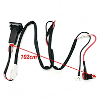 Prise de voiture à charge rapide PD Type-C avec lumière LED rouge DC12V, sur mesure pour VW Caravelle Transporter T5