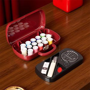 Kit de couture portable de voyage, fournitures de couture pour la famille, ensemble de réparation, fil, boutons, boîte de couture d'urgence, mini organisateur - Product Image 6