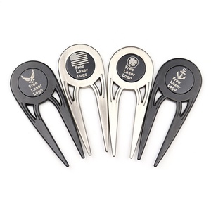 Fixateur de réparation personnalisé or Golf rond 25mm bouchons de galvanoplastie nouveaux outils de chaîne t-shirts en acier plume chapeau classique marqueur de balle personnalisé - Product Image 4
