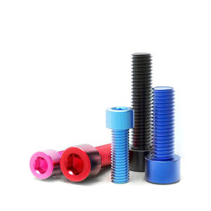 مسمار ألين ISO 7380 ملون بشكل سداسي برأس أزرار مسمار ألومنيوم مطلي بالألونيس مسمار DIN912 بسعر المصنع المباشر - Product Image 2