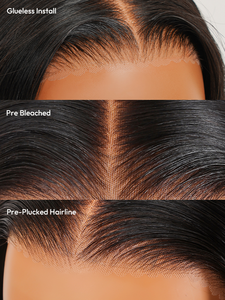 भारतीय कच्ची गहरी लहर 100% चमकदार मानव बाल 5*5/5*7/4*7/6*8 अल्ट्रा एचडी फीता बंद 12-30 इंच सस्ता पारदर्शी फीता रंग - Product Image 5