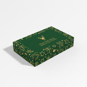 Rigid lid‑base gift <b>box</b>, <b>christmas</b> gift <b>box</b>, electronics gift set <b>box</b>, hard paper gift <b>box</b>, custom rigid packaging <b>box</b>, - Product Image 4