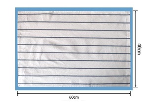 Strofinaccio da cucina in cotone a righe <span class=keywords><strong>blu</strong></span> e bianche, super assorbente, 15,7*23,6 pollici, resistente panno per la pulizia della cucina. - Product Image 4