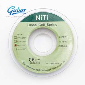 Filo Ortodontico in <span class=keywords><strong>NiTi</strong></span> per Cura Orale, Molla Aperta Colorata, Filo ad Arco Rotondo e Rettangolare Bianco in <span class=keywords><strong>NiTi</strong></span> - Product Image 3