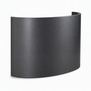Panneau de bardage en métal courbé, finition or mat, pour murs-rideaux architecturaux extérieurs de bâtiments commerciaux - Product Image 5