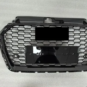 <b>For</b> A3/S3 8V 2017 2018 2019 Car Front Bumper <b>Grille</b> Honeycomb Racing Auto Parts Hood <b>Mesh</b> Grid Body Kits - Product Image 5