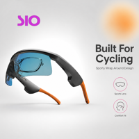 Lunettes de cyclisme intelligentes avec audio sans fil, haut-parleur intégré, microphone, chargement magnétique, commande par bouton, musique, verres sportifs
