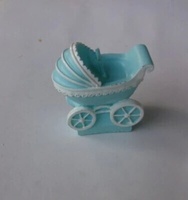 Anniversaire bébé ensemble poussette bougie paraffine cire ange cadeau avec boîte-cadeau de retour pour gâteau cuisson et artisanat