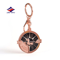 Porte-clés Longzhiyu 20 ans, fabrication directe, porte-clés en alliage de zinc personnalisés, porte-clés en émail doux, porte-clés anime