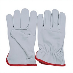 Guantes de Seguridad de Cuero, Largos hasta la Muñeca, Sin Forro, Térmicos, Ecológicos, para Invierno, Uso en Exteriores, Pantalla Táctil, Detección de Agujas, Uso Casual, Lisos - Product Image 6