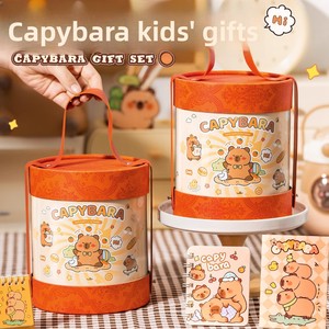 Nuevo Set de Regalo de Papelería Promocional para Oficina, Planificador <span class=keywords><strong>con</strong></span> Diseño de Capibara Abrazando una Lata, Ideal para Niñas, Regalo de Cumpleaños Perfecto - Product Image 2