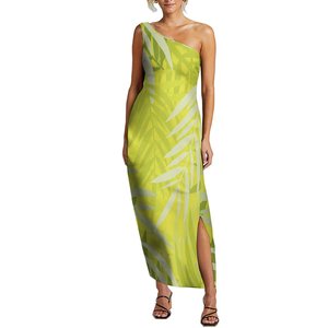 Vente en gros de grandes personnes Hawaii Design robe sexy Pacific Island Art élégante robe sans manches à épaules dénudées prix <span class=keywords><strong>bas</strong></span> - Product Image 1