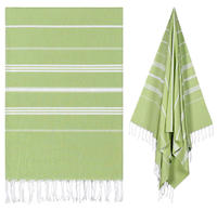 Wholesale Eco-Friendly Turkish Cotton Beach Towels Quick-Dry Large-Sized Shawls & Blankets All-Season Use