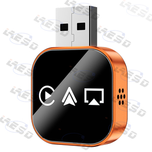 Kit de mise à niveau intelligent multimédia Mini Airplay voiture en gros Adaptateur Carplay sans fil 3 en 1 avec <span class=keywords><strong>Android</strong></span> Auto Mirrorlink - Product Image 1