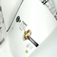 Étiquette de boisson adhésive biodégradable personnalisée, étiquette écologique, impression OEM, autocollant alimentaire pour bouteille de jus