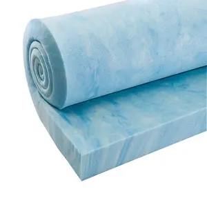 Fabrika mobilya kullanımı jel köpük iyi destekleyen sert köpük rulo yarım yuvarlak köpük blokları yatak/banyo mat/yastık/Kanepe